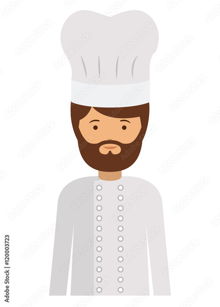 chef man and cartoon icon. profession worker and occupation theme. Isolated design. Vector illustration chef man and cartoon icon. profession worker and occupation theme. Isolated design. Vector illustration