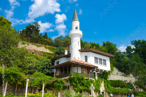 Balchik Palace  (Castle) and botanic garden of Romanian Queen Marie at Bulgarian Black Sea, photo