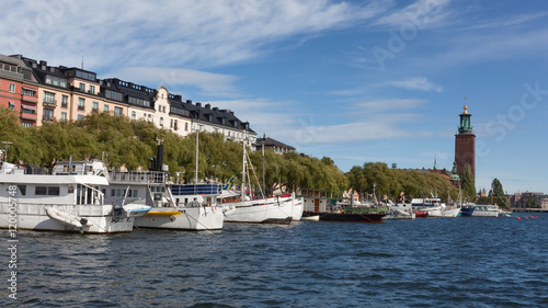 Panoramic view of Stockholm city