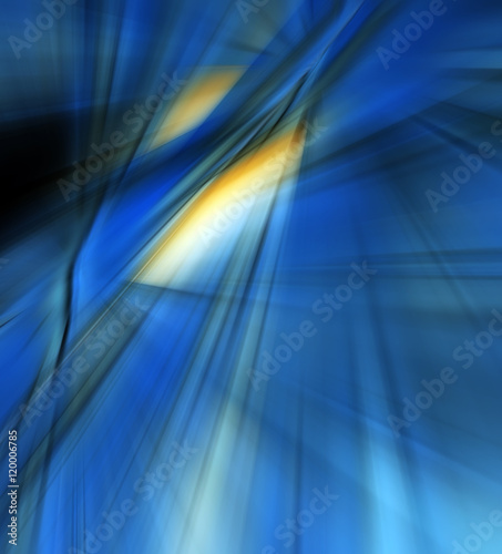 Abstract background in blue and yellow colors