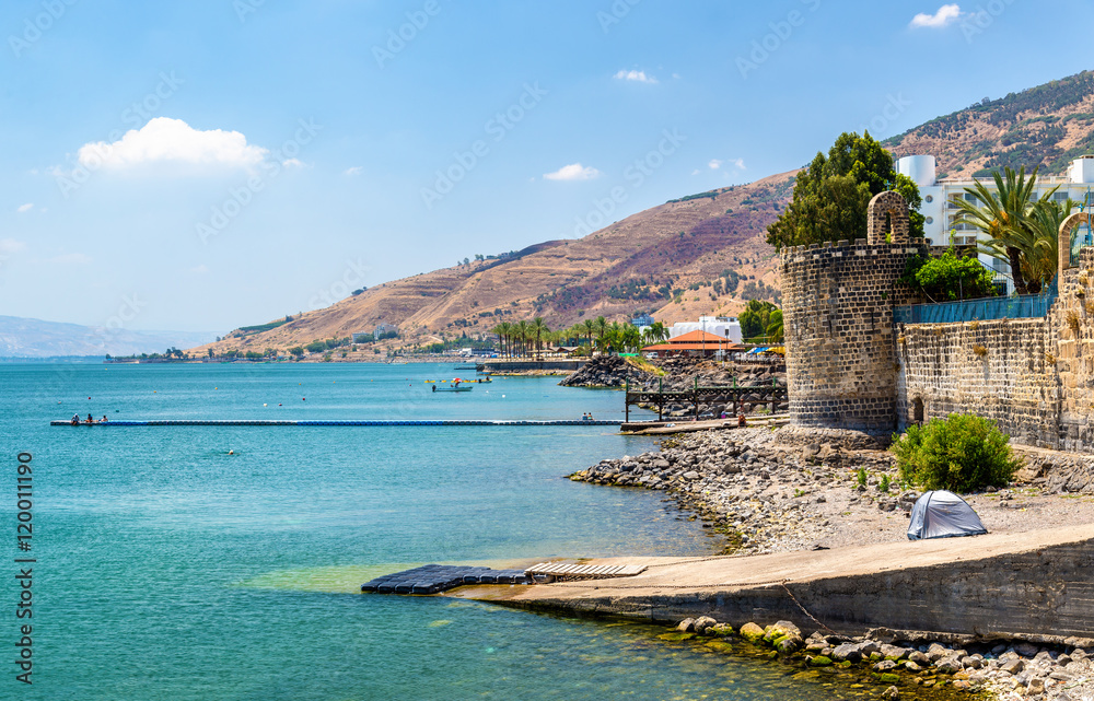 Ταπετσαρία The Leaning Tower erected by Zahir al-Umar in Tiberias