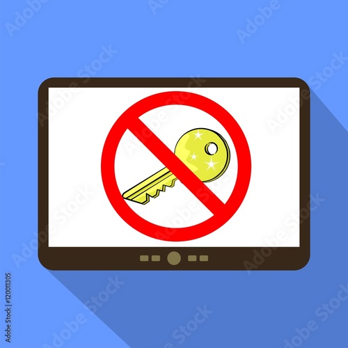 No key Tablet Icon