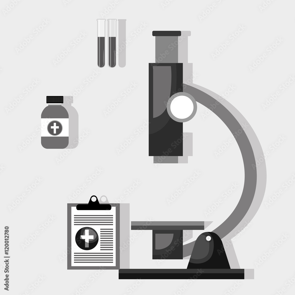 microscope clipboard medicine icon vector illustration eps 10 microscope clipboard medicine icon vector illustration eps 10