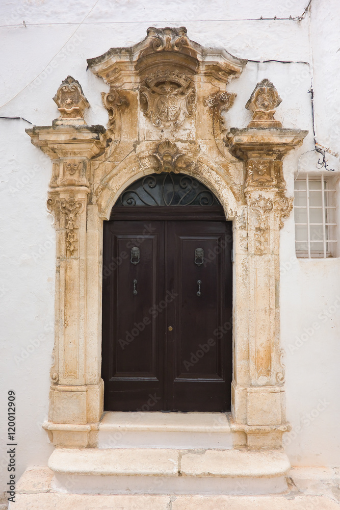Ghionda Palace. Ostuni. Puglia. Italy. Ghionda Palace. Ostuni. Puglia. Italy.