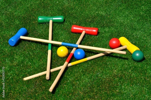 Juego de croquet photo