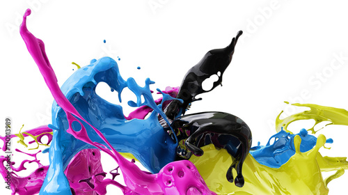 colors splash cmyk