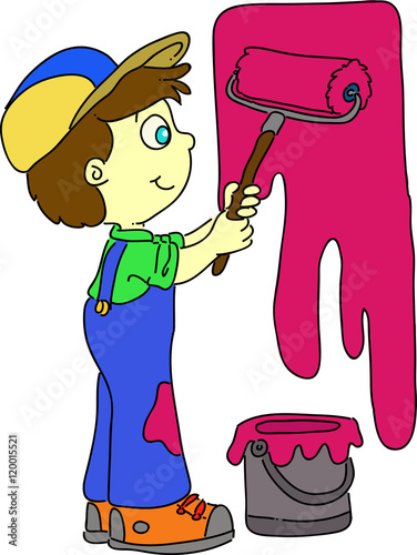 The painter boy
