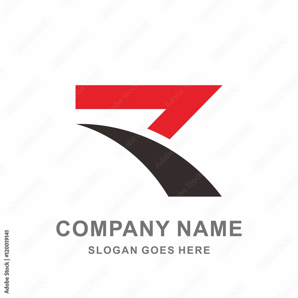 Abstract Monogram Letter R Vector Logo Design Template Abstract Monogram Letter R Vector Logo Design Template