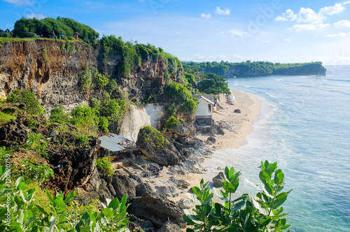 Balangan Beach in Bali Indonesia - nature vacation background photo