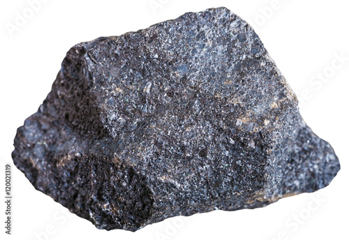 Chromite stone (chromium ore) isolated