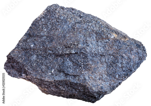 Chromite rock (chromium ore) isolated