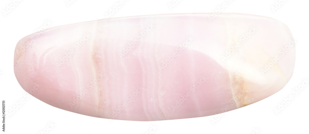 polished pink manganoan calcite mineral gem polished pink manganoan calcite mineral gem