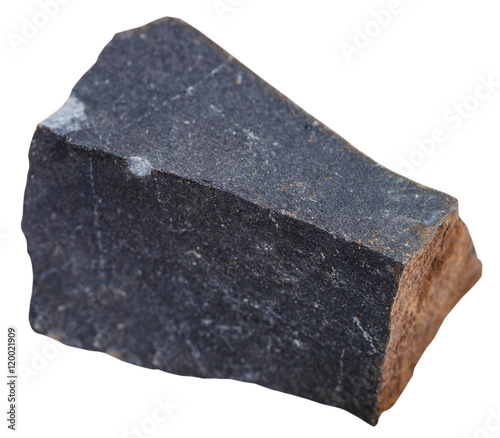 Glassy basalt ( Hyalobasalt) mineral isolated