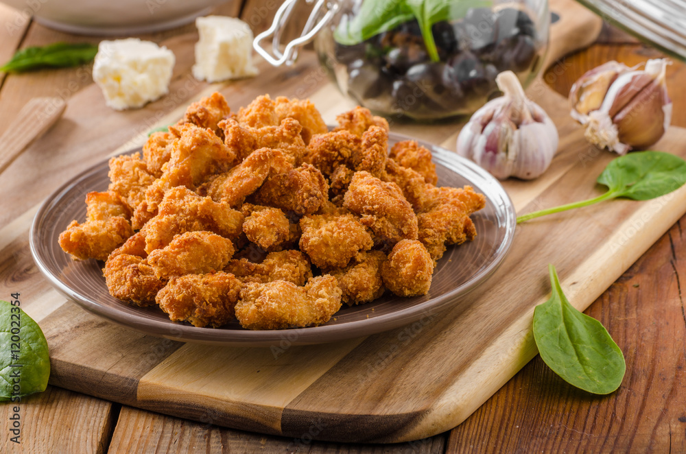 Chicken delicious homemade popcorn Chicken delicious homemade popcorn