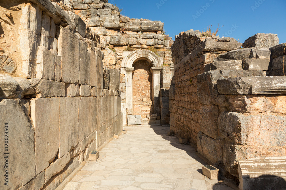 Ancient city of Ephesus in Izmir city, Turkey