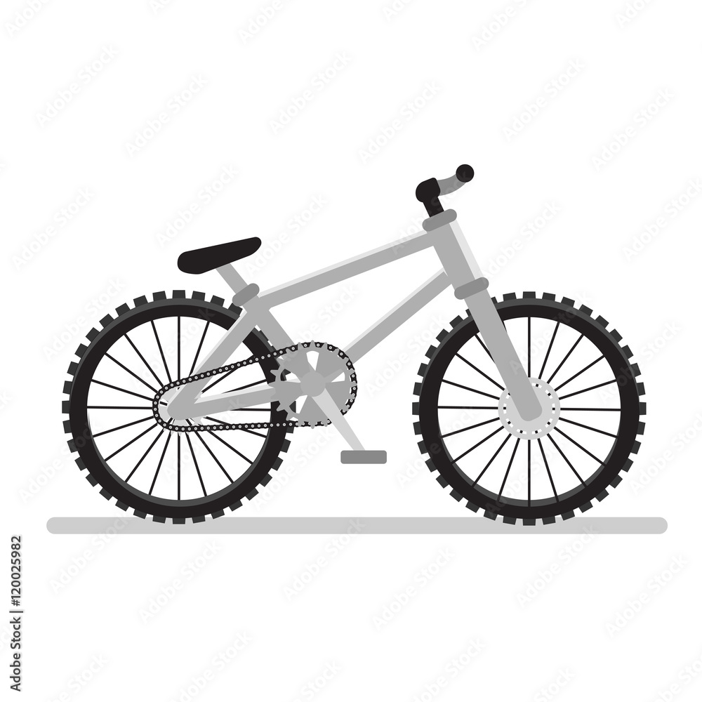Naklejka premium Mountain bike icon
