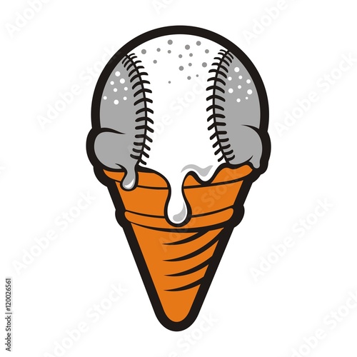 Photography Baseball ice cream