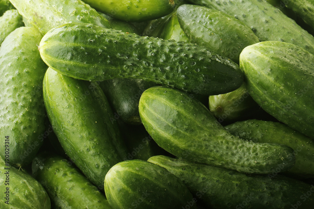 cucumbers background