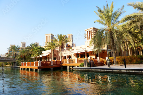 View of the Souk Madinat Jumeirah, Dubai, UAE