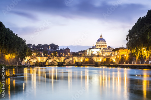 Saint Peter's Basilica and square in Vatican City