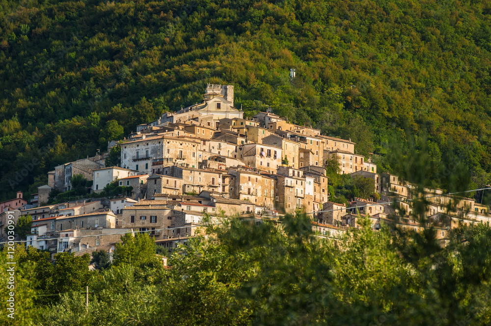 View of San Donato Val di Comino