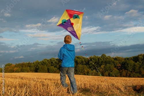 Boy with kite
