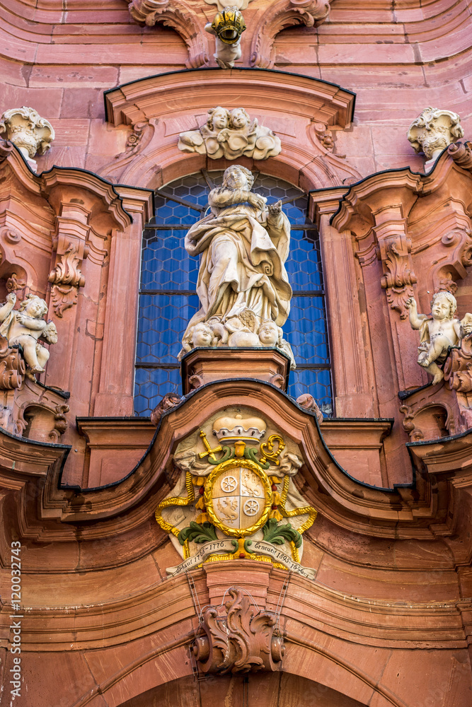 Eingang zur Augustinerkirche in Mainz