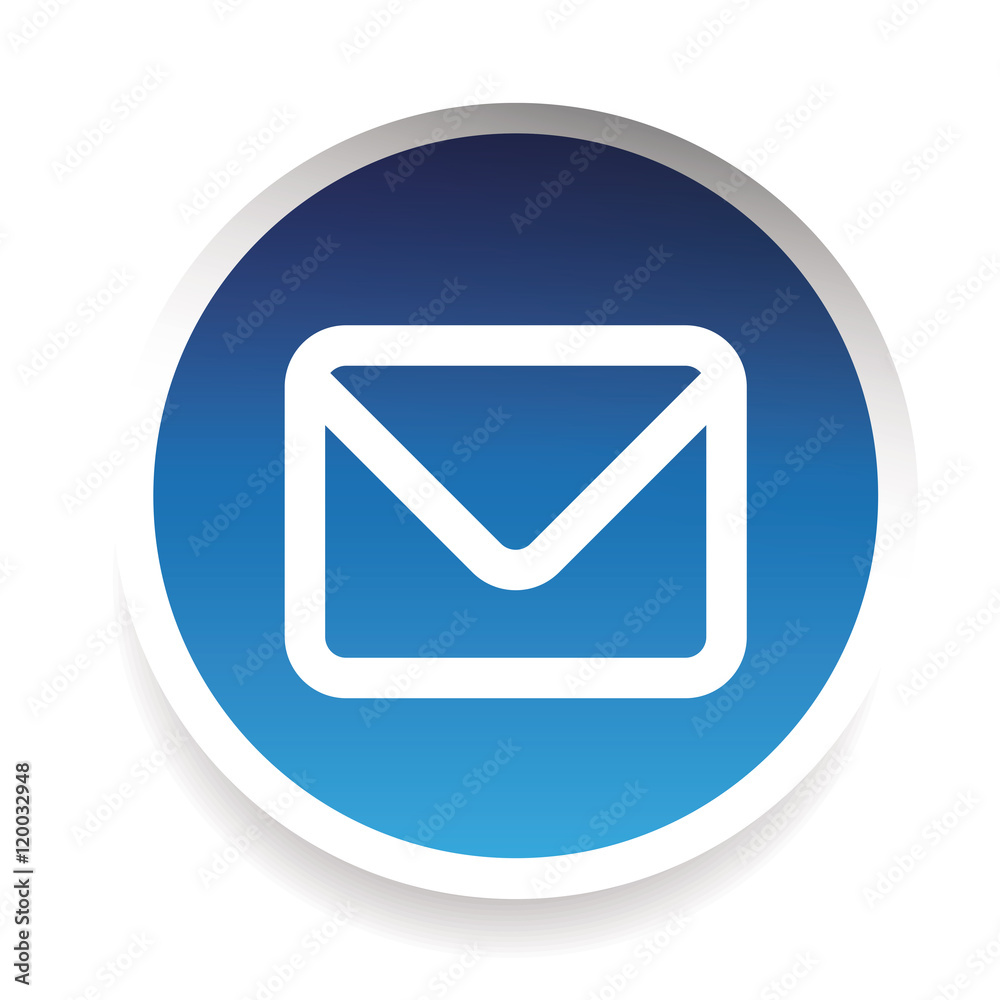 Email icon- Message symbol vector Email icon- Message symbol vector