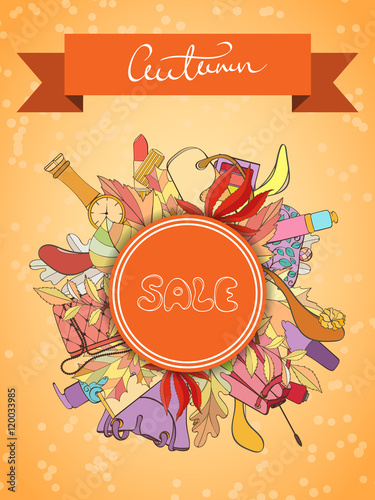Autumn sales banner