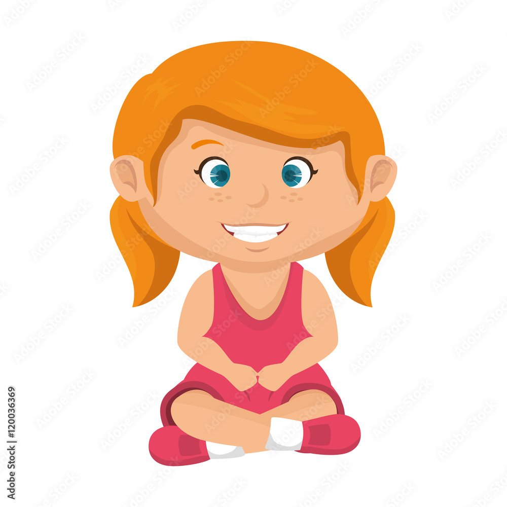 girl smiling happy child kid face cartoon vector illustration girl smiling happy child kid face cartoon vector illustration