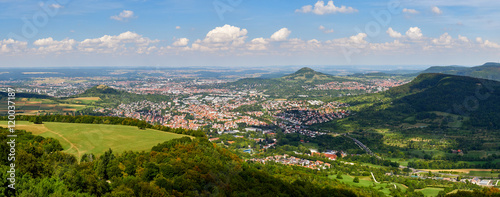 Panoramablick auf Reutlingen und Pfullingen photo