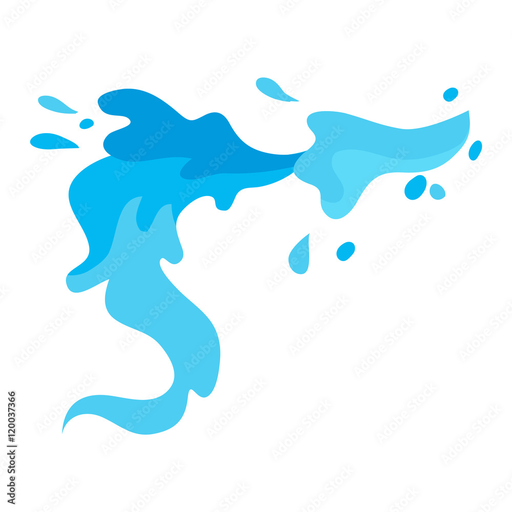 Water splashes vector set Water splashes vector set