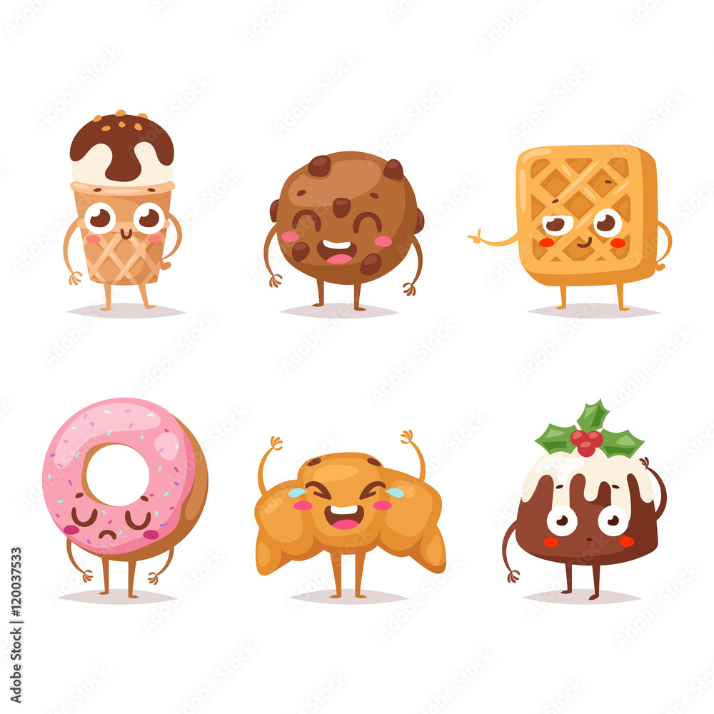 Sweet emotion vector character Sweet emotion vector character