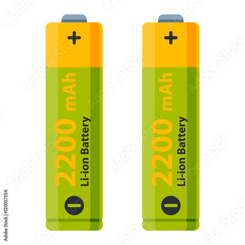 Batterie vector icon isolated