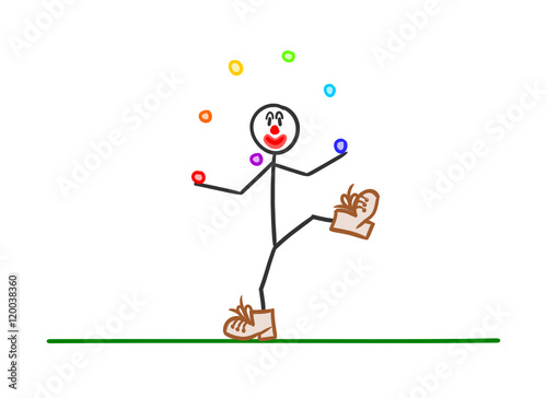 sm clown jongliert I