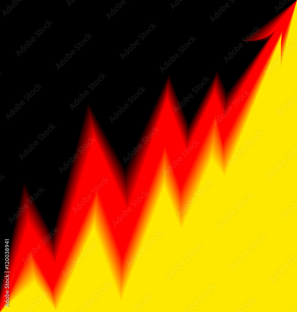 Up Arrow stylized German flag blur Up Arrow stylized German flag blur