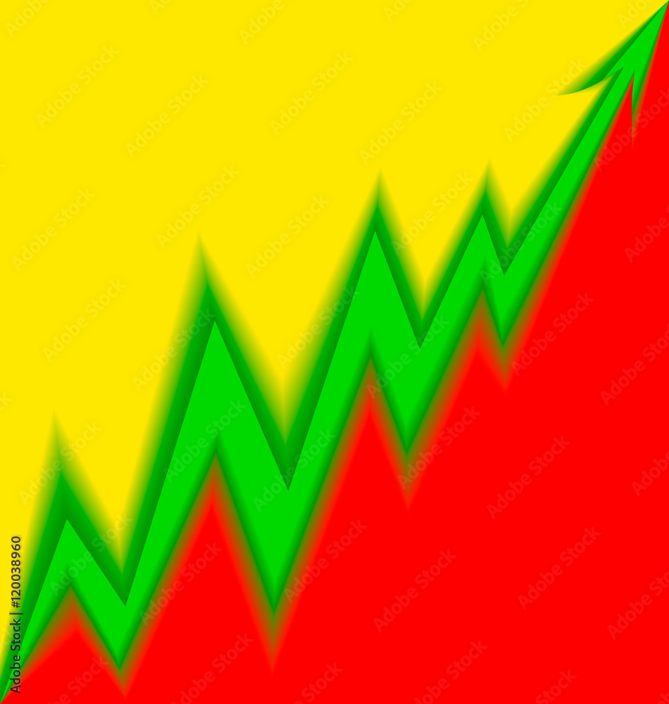 Up Arrow stylized Lithuanian flag blur Up Arrow stylized Lithuanian flag blur