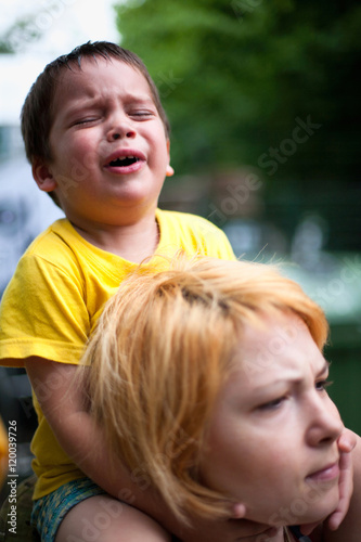  Child crying sad