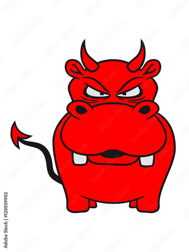 evil devil satan demon hell monster hippo small thick comic cartoon hippo evil devil satan demon hell monster hippo small thick comic cartoon hippo