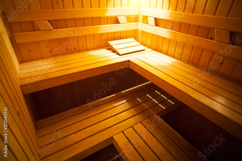 Sauna interior photo