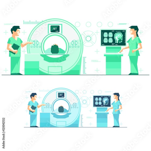 MRT MRT, magnetic resonance tomography clinic doctor