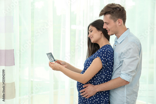 Beautiful young pregnant co...