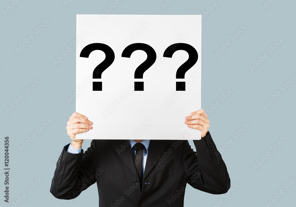 Question mark. Question mark.