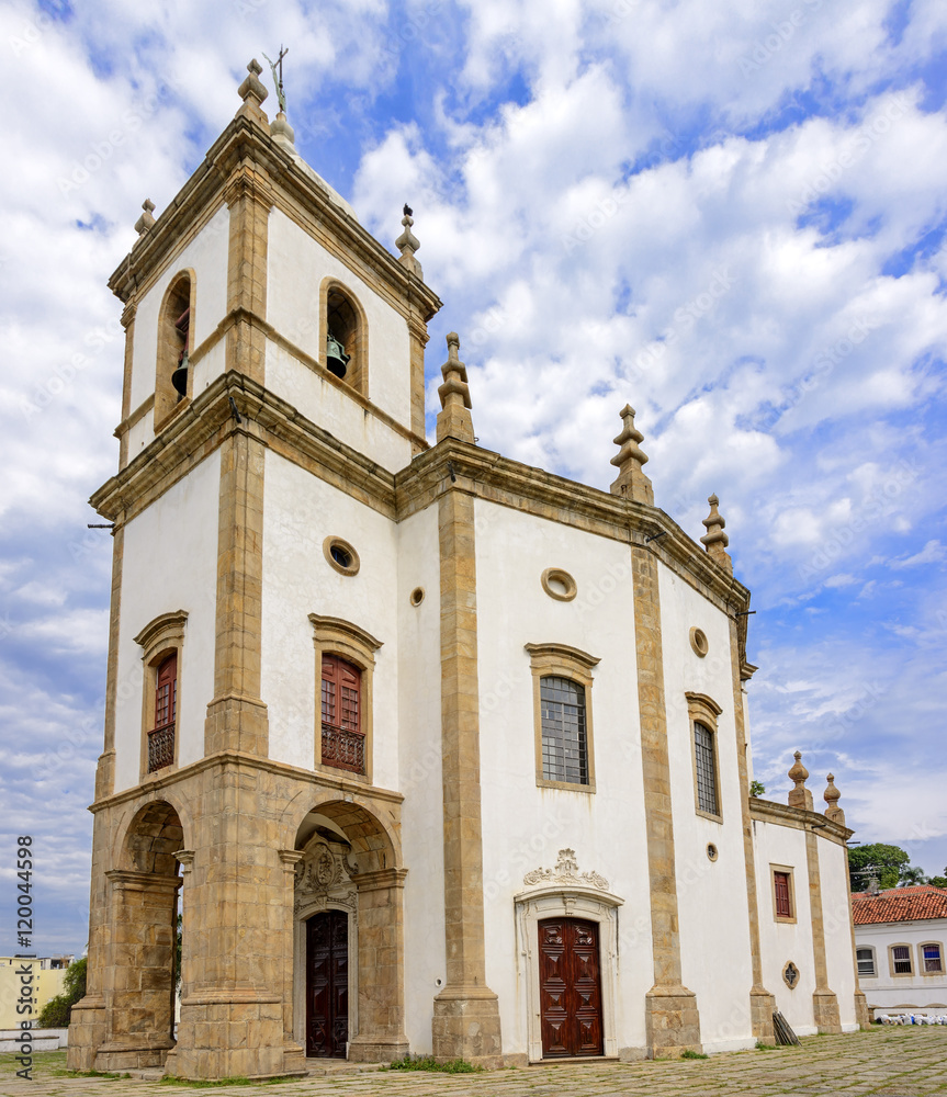 Our Lady of Glory church, built in the 18th century and used by the imperial family when they moved from Portugal to Rio de Janeiro that became the capital of the empire