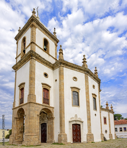 Our Lady of Glory church, built in the 18th century and used by the imperial family when they moved from Portugal to Rio de Janeiro that became the capital of the empire