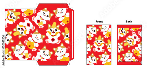 Chinese new year red packet design