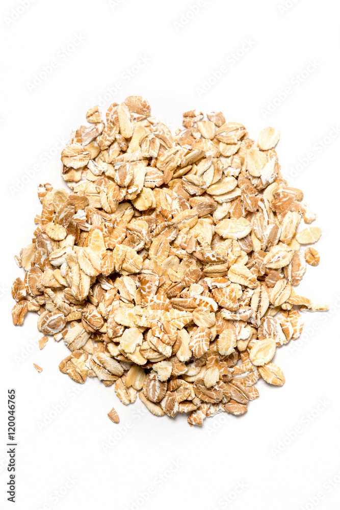 5 grain cereal isolated on white 5 grain cereal isolated on white