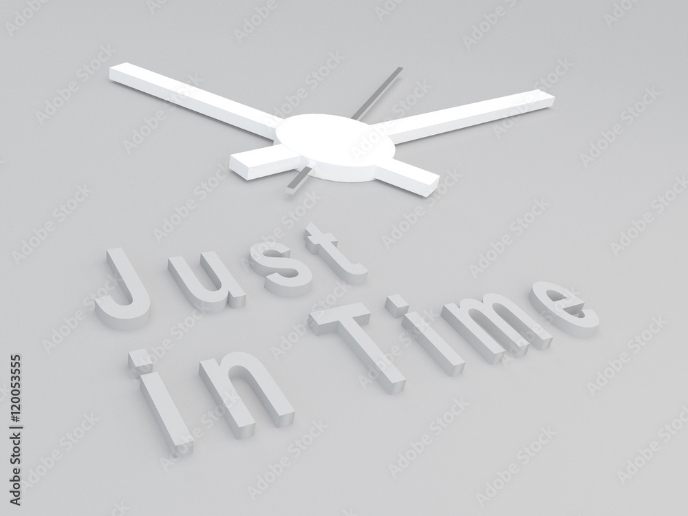 Just in Time concept Just in Time concept