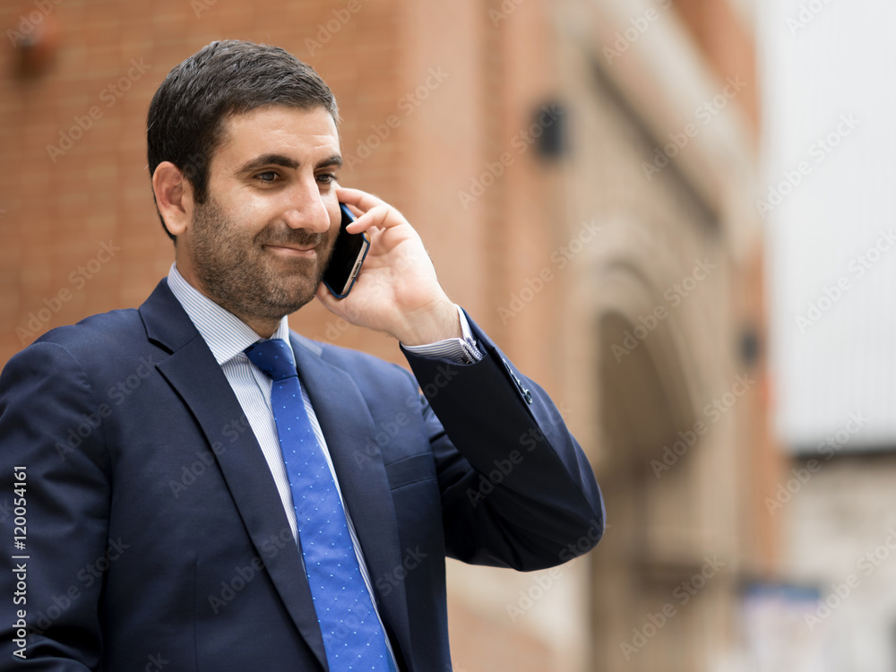 Portrait of handsome businessman outdoor Portrait of handsome businessman outdoor