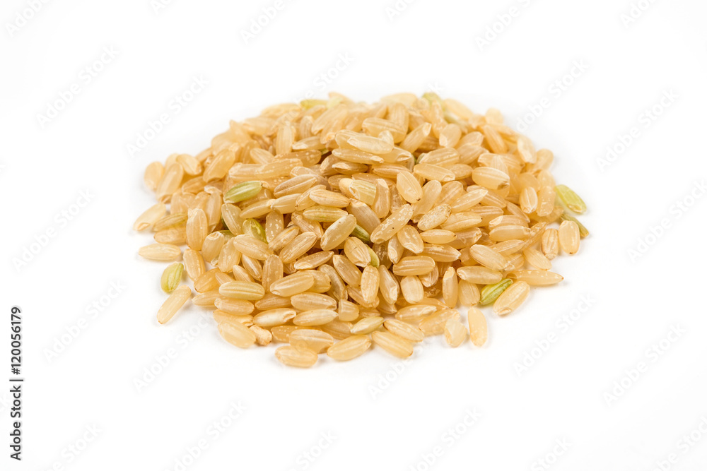Pearl barley isolated on white background Pearl barley isolated on white background